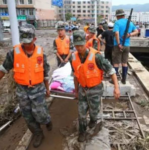 洪水无情人有情︱金冠电气紧急援助吉林口前灾后电力设施重建